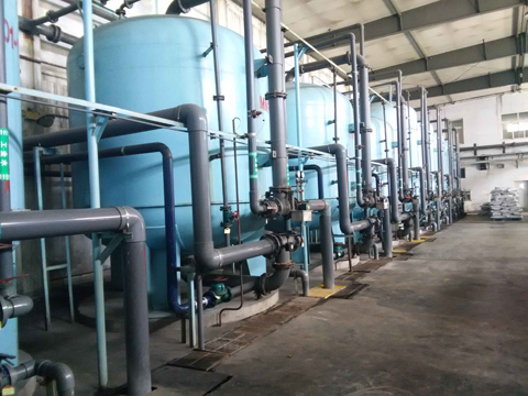 我公司活性氧化鋁除氟劑使用現場